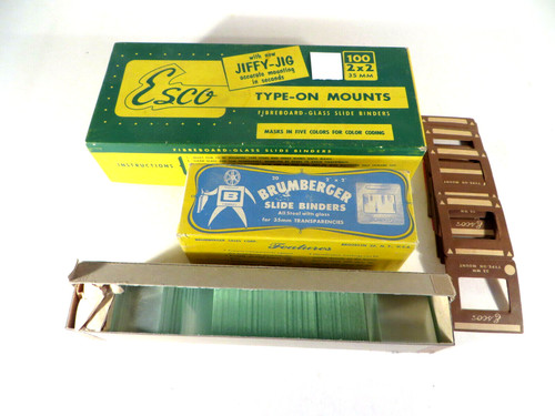 Vintage brumberger metal slide - brumberger,